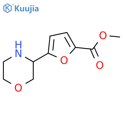 methyl 5-(morpholin-3-yl)furan-2-carboxylate structure