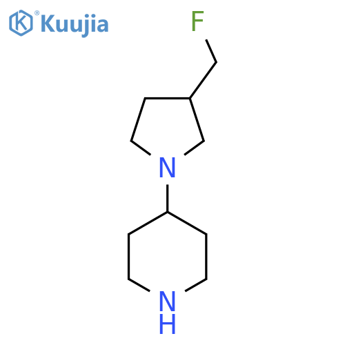 4-(3-(Fluoromethyl)pyrrolidin-1-yl)piperidine structure