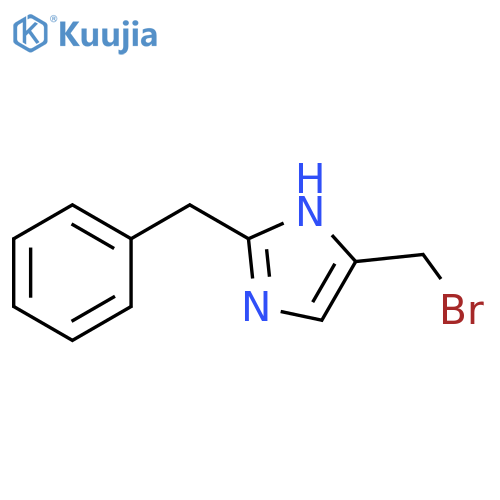 2-benzyl-4-(bromomethyl)-1H-imidazole structure