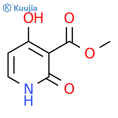 3-Pyridinecarboxylic acid, 1,2-dihydro-4-hydroxy-2-oxo-, methyl ester structure