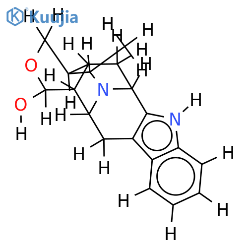 17,19-epoxy-21-methyl-19,20-dihydro-18-nor-sarpagan-17-ol structure