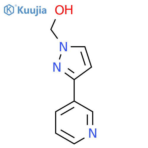 (3-(Pyridin-3-yl)-1H-pyrazol-1-yl)methanol structure