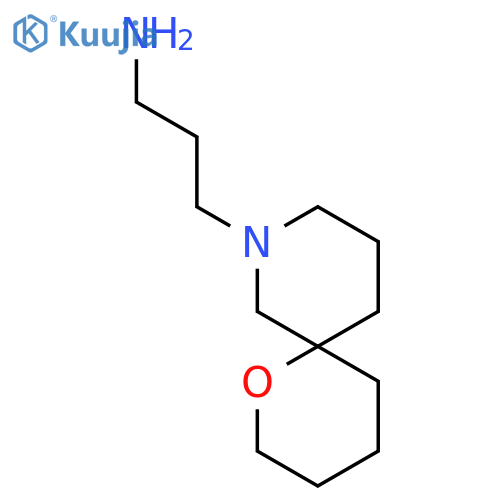 3-(1-Oxa-8-azaspiro[5.5]undecan-8-yl)propan-1-amine structure