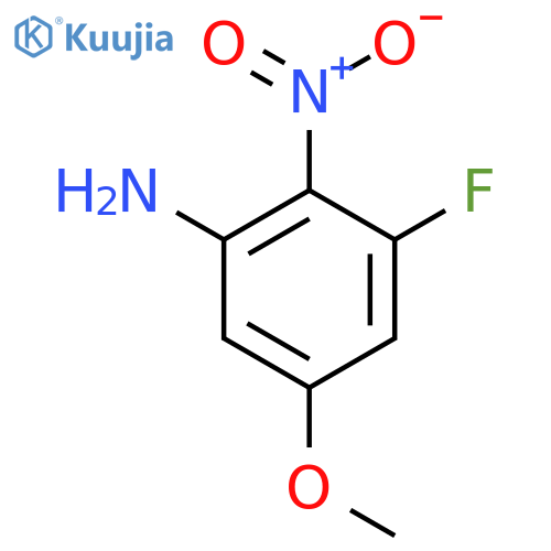3-Fluoro-5-methoxy-2-nitroaniline structure