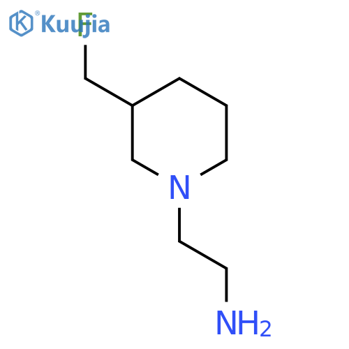 2-(3-(Fluoromethyl)piperidin-1-yl)ethan-1-amine structure