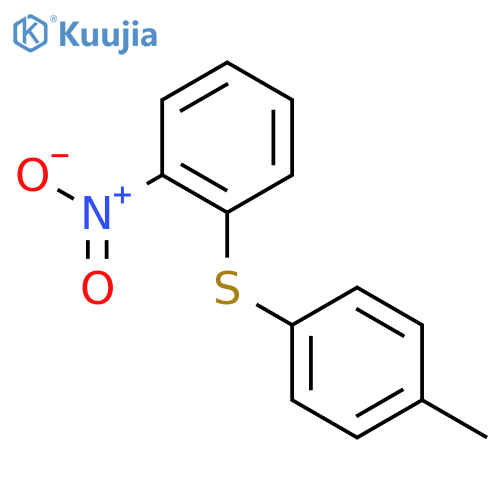 Benzene, 1-[(4-methylphenyl)thio]-2-nitro- structure