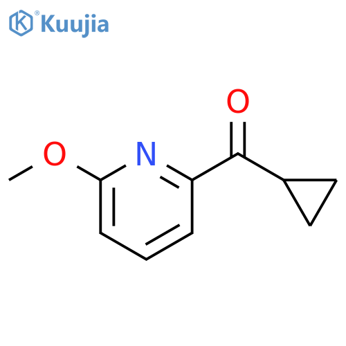 Methanone, cyclopropyl(6-methoxy-2-pyridinyl)- structure
