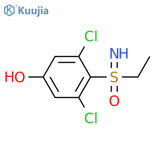 (2,6-dichloro-4-hydroxyphenyl)(ethyl)imino-lambda6-sulfanone structure