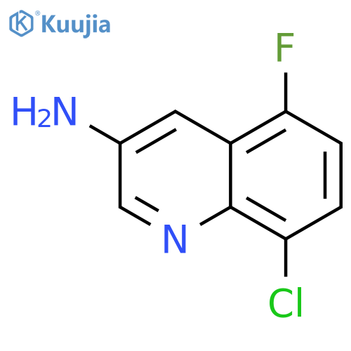 8-Chloro-5-fluoroquinolin-3-amine structure