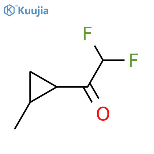 2,2-difluoro-1-(2-methylcyclopropyl)ethan-1-one structure