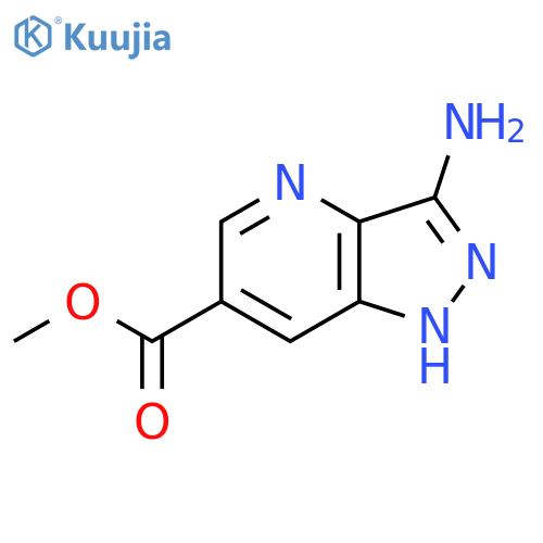 methyl 3-amino-1H-pyrazolo4,3-bpyridine-6-carboxylate structure