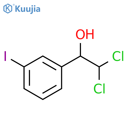 2,2-Dichloro-1-(3-iodophenyl)ethanol structure