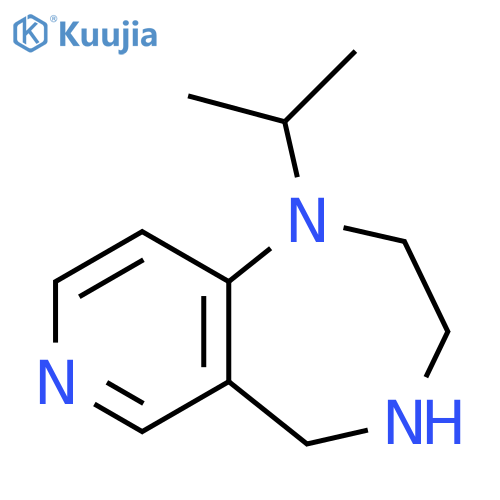 1H-Pyrido[4,3-e]-1,4-diazepine, 2,3,4,5-tetrahydro-1-(1-methylethyl)- structure