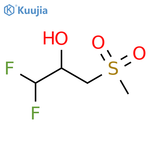 1,1-Difluoro-3-methanesulfonylpropan-2-ol structure