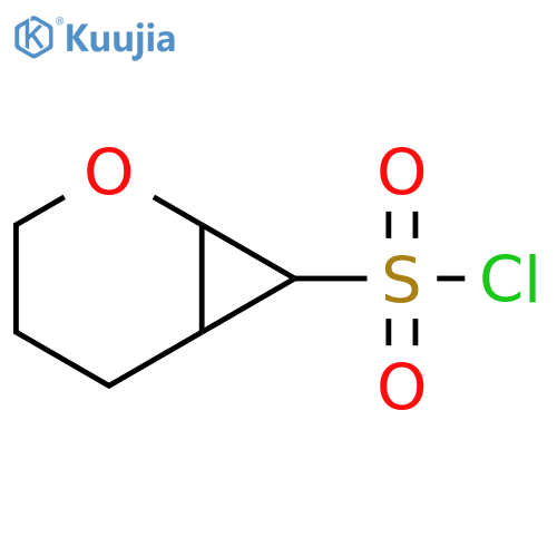 2-Oxabicyclo[4.1.0]heptane-7-sulfonyl chloride structure
