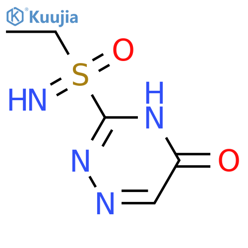 ethyl(5-hydroxy-1,2,4-triazin-3-yl)imino-lambda6-sulfanone structure