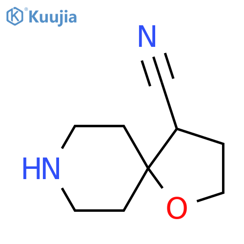 1-Oxa-8-azaspiro[4.5]decane-4-carbonitrile structure