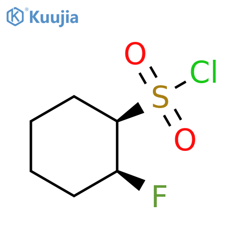 cis-2-fluorocyclohexanesulfonyl chloride structure