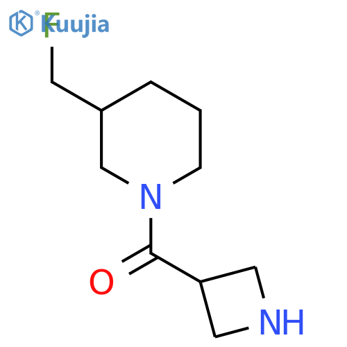 Azetidin-3-yl(3-(fluoromethyl)piperidin-1-yl)methanone structure