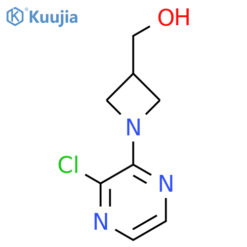 (1-(3-Chloropyrazin-2-yl)azetidin-3-yl)methanol structure