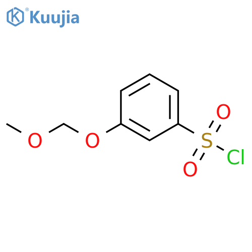 3-(methoxymethoxy)benzene-1-sulfonyl chloride structure