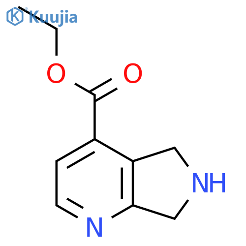 ethyl 5H,6H,7H-pyrrolo3,4-bpyridine-4-carboxylate structure