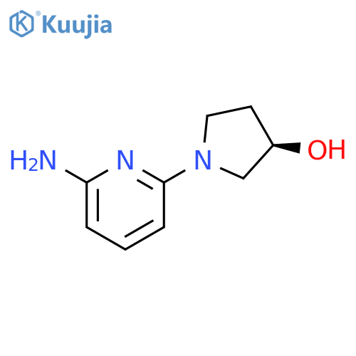 (3R)-1-(6-aminopyridin-2-yl)pyrrolidin-3-ol structure