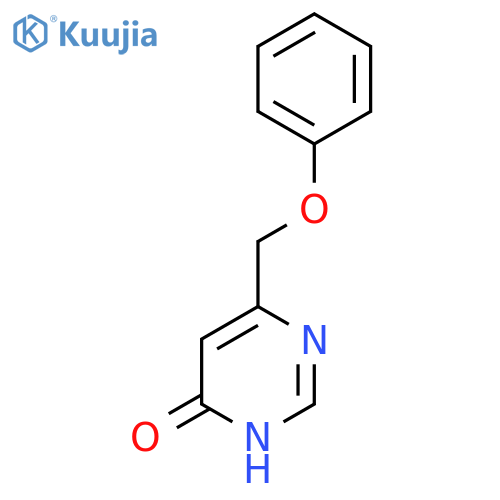 6-(Phenoxymethyl)pyrimidin-4-ol structure