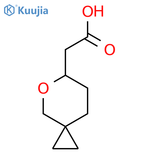 2-{5-oxaspiro2.5octan-6-yl}acetic acid structure