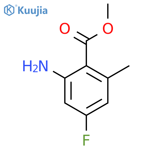 Methyl 2-amino-4-fluoro-6-methylbenzoate structure