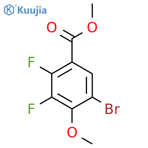 Methyl 5-bromo-2,3-difluoro-4-methoxybenzoate structure