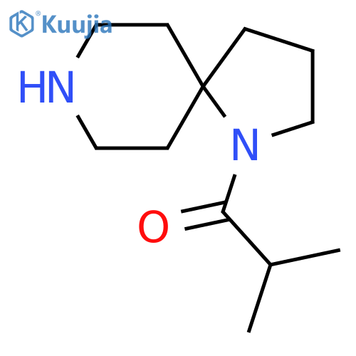 1-{1,8-Diazaspiro[4.5]decan-1-yl}-2-methylpropan-1-one structure
