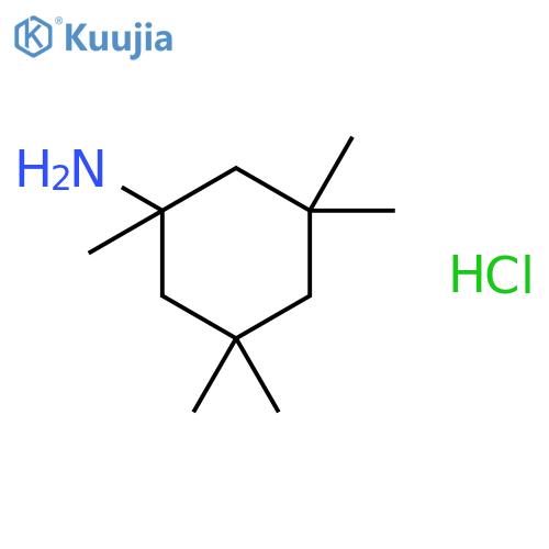 1,3,3,5,5-pentamethylcyclohexan-1-amine hydrochloride structure