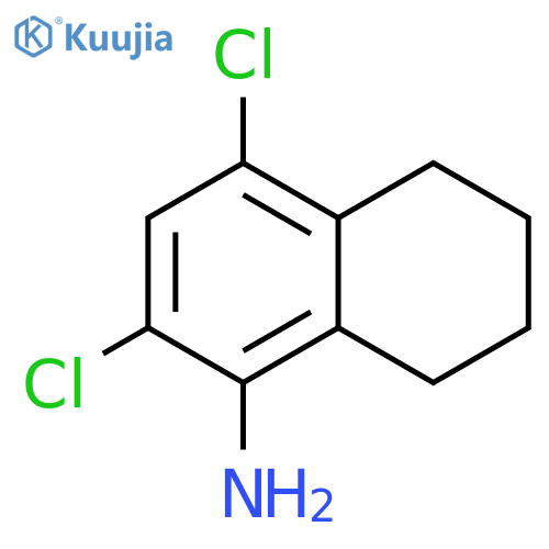 2,4-dichloro-5,6,7,8-tetrahydronaphthalen-1-amine structure