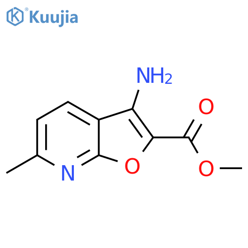 Methyl 3-amino-6-methylfuro[2,3-b]pyridine-2-carboxylate structure