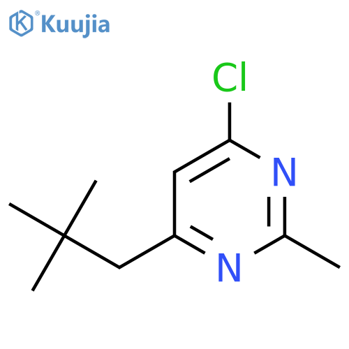 4-Chloro-2-methyl-6-neopentylpyrimidine structure