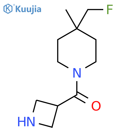 Azetidin-3-yl(4-(fluoromethyl)-4-methylpiperidin-1-yl)methanone structure