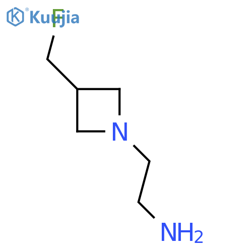 2-[3-(fluoromethyl)azetidin-1-yl]ethanamine structure