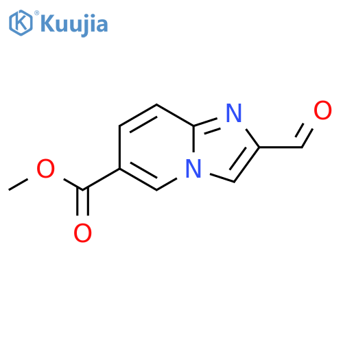 methyl 2-formylimidazo[1,2-a]pyridine-6-carboxylate structure