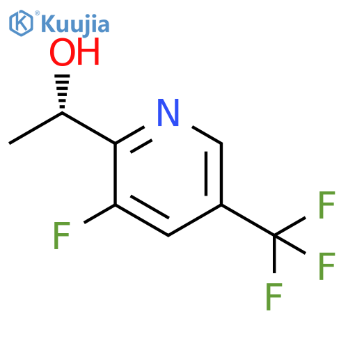 2-Pyridinemethanol, 3-fluoro-α-methyl-5-(trifluoromethyl)-, (αS)- structure