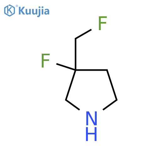 3-Fluoro-3-(fluoromethyl)pyrrolidine structure