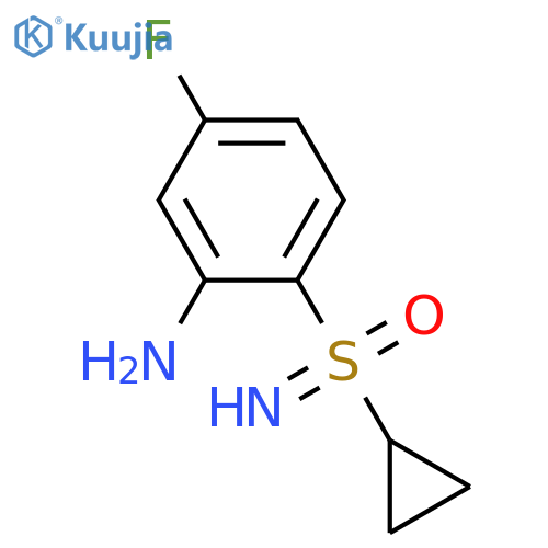 (2-amino-4-fluorophenyl)(cyclopropyl)imino-lambda6-sulfanylone structure