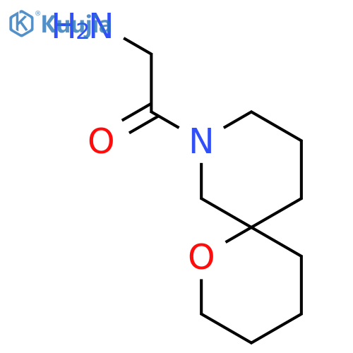 2-Amino-1-(1-oxa-8-azaspiro[5.5]undecan-8-yl)ethan-1-one structure