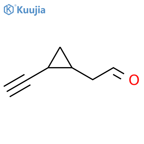 2-(2-ethynylcyclopropyl)acetaldehyde structure