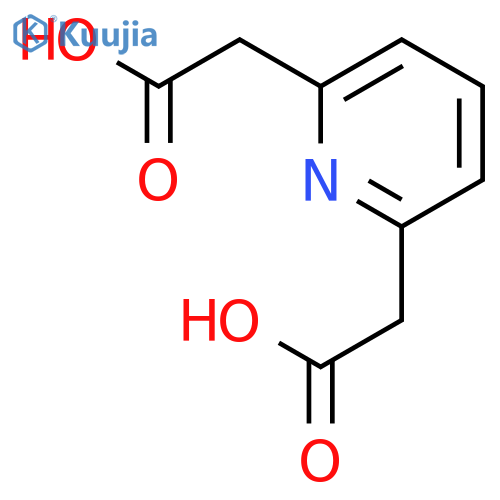 2,6-Pyridinediacetic acid structure