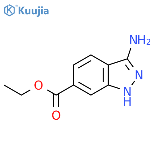 ethyl 3-amino-1H-indazole-6-carboxylate structure