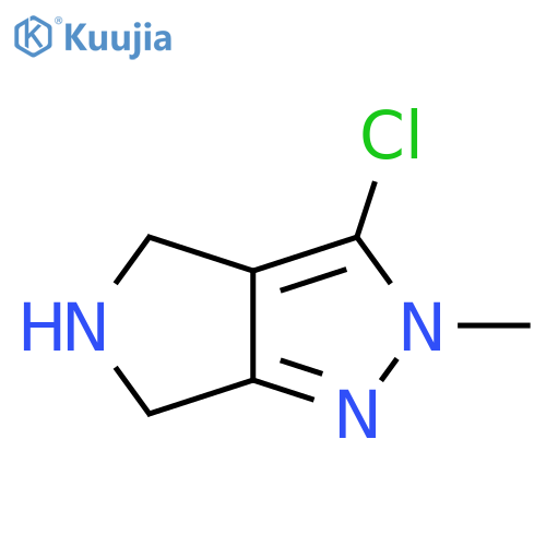 3-chloro-2-methyl-2H,4H,5H,6H-pyrrolo3,4-cpyrazole structure