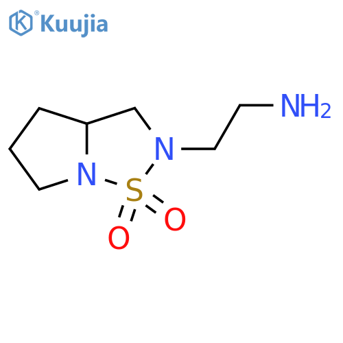 2-(2-Aminoethyl)hexahydropyrrolo[1,2-b][1,2,5]thiadiazole 1,1-dioxide structure