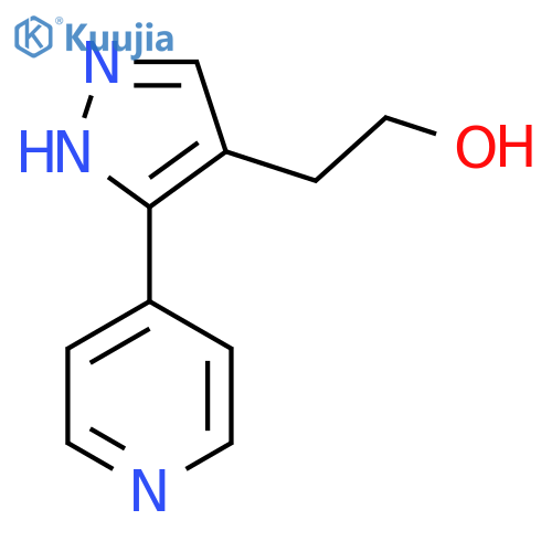 2-(3-(Pyridin-4-yl)-1H-pyrazol-4-yl)ethan-1-ol structure