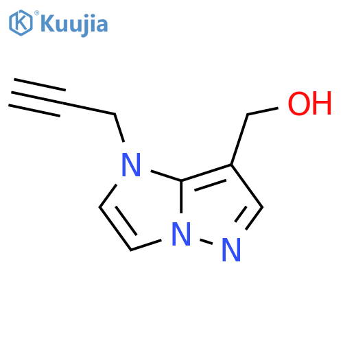 (1-(Prop-2-yn-1-yl)-1H-imidazo[1,2-b]pyrazol-7-yl)methanol structure